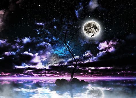 Moon and Stars Wallpapers - Top Free Moon and Stars Backgrounds - WallpaperAccess