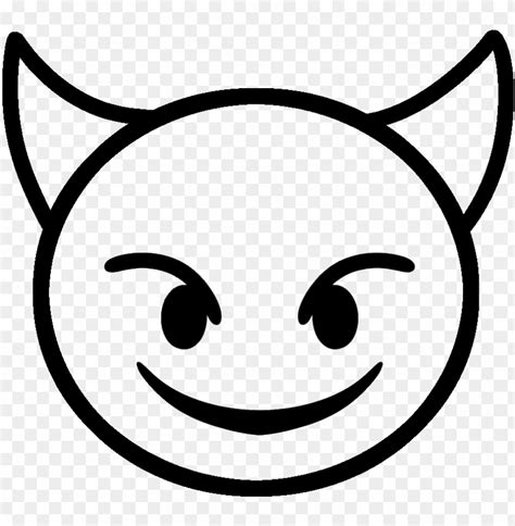 Free download | HD PNG devil emoji vinyl decal devil emoji coloring page PNG transparent with ...