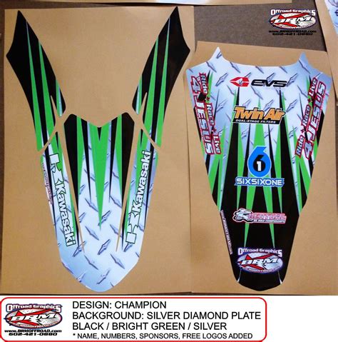 BRM Offroad - Kawasaki KXF250 / KX250F Graphics