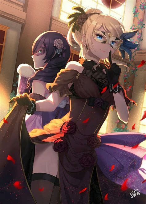 Nozomi Tojo and Eli Ayase masquerade | Love Live! | Pinterest | Masquerades, Anime and Manga girl