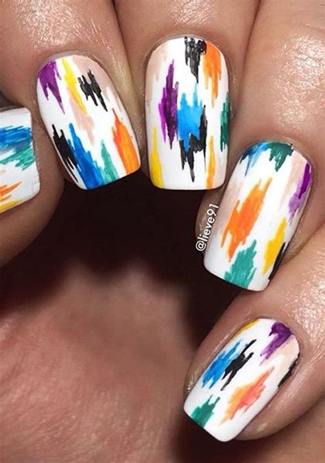 25+ Rainbow Nail Art Ideas That Are Perfect for Summer