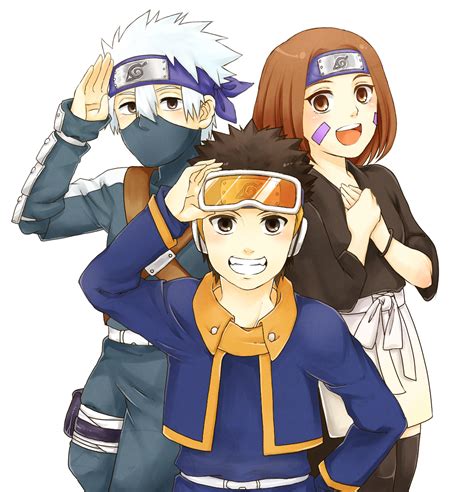 Kakashi Hatake, Rin and Obito - Kakashi Photo (36544148) - Fanpop