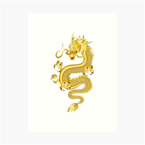 Jewelry dragon, Gold dragon by AnnepopArt | Redbubble