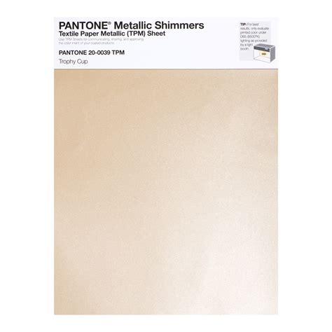 BUY Pantone Metallic Shimmer 20-0039 Trophy Cup