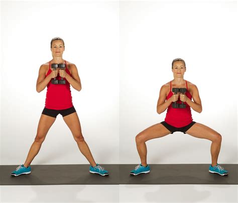 How to Do a Dumbbell Sumo Squat | POPSUGAR Fitness