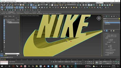 How to create a Logo in 3D MAX - YouTube