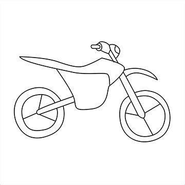 How To Draw A Dirt Bike Step by Step - [13 Easy Phase]