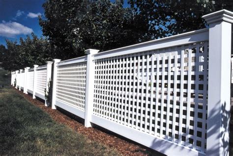 Vinyl lattice fence panels - nightgaret