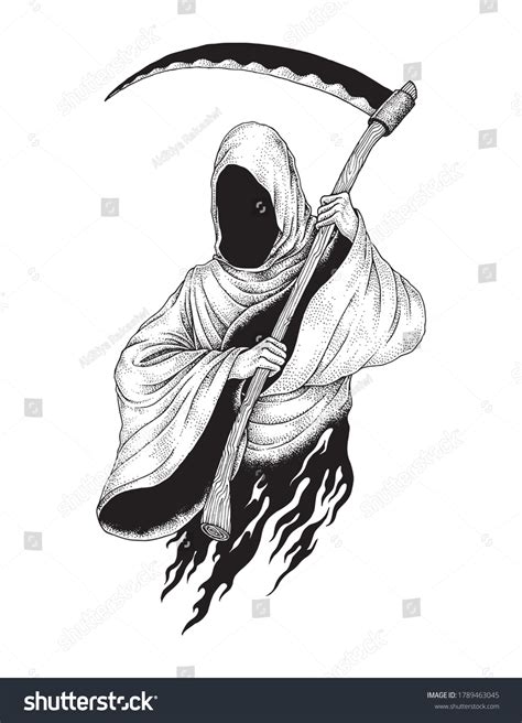 6,029 Grim Reaper Drawing Images, Stock Photos & Vectors | Shutterstock