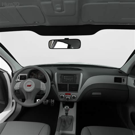 Subaru Impreza WRX STI with HQ interior 2014 3D model - Vehicles on Hum3D