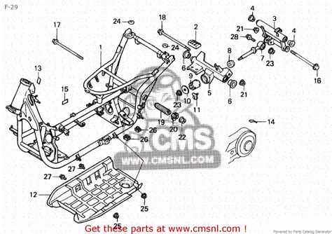 Honda CN250 FUSION 1994 (R) JAPAN F-29 - buy F-29 spares online