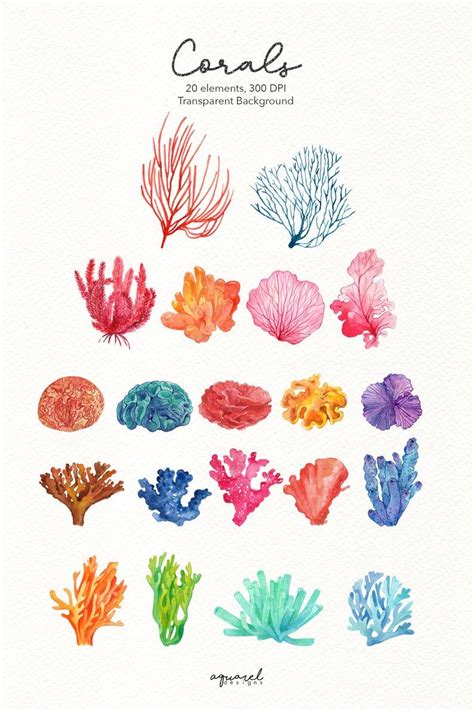 Watercolor Coral Reef, Coral Reef Art, Watercolor Paintings, Art Painting, Coral Painting, Coral ...