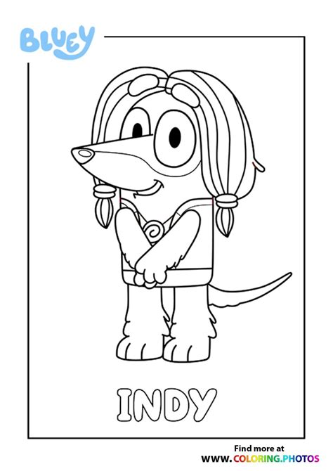 Bluey - Coloring Pages for kids | Free and easy print or download