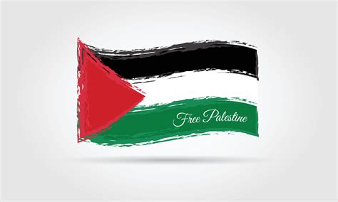 Palestine texture flag Vector illustration background. Pray for ...