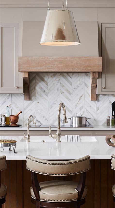 Calacatta Gold Marble Subway Tile Backsplash - Homes & Apartments for Rent