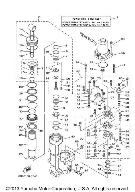 Yamaha | OUTBOARD | 90 HP | F90TJR | POWER TRIM TILT ASSY 1 - - Van’s Sport Center