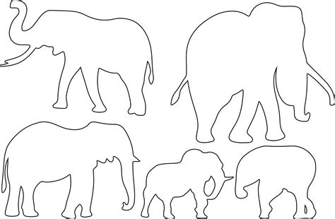 Elephant line art vector for websites, graphics related artwork 15805500 Vector Art at Vecteezy