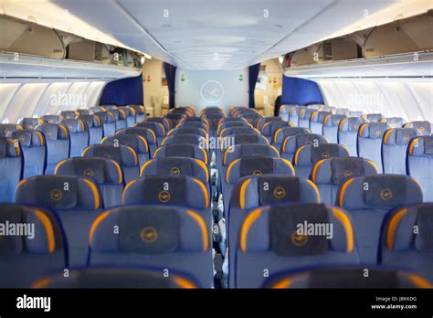 Lufthansa plane interior hi-res stock photography and images - Alamy