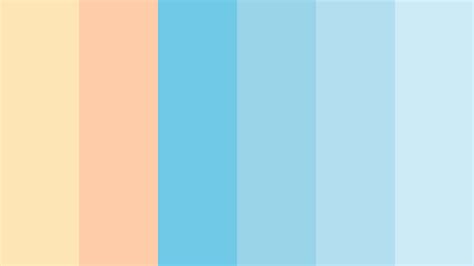 Pale Blue Color Palette