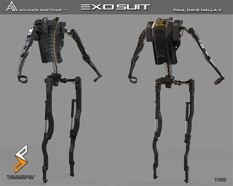 Exo Suit Project , Paul Dave Malla | Exoskeleton suit, Suit of armor, Powered exoskeleton