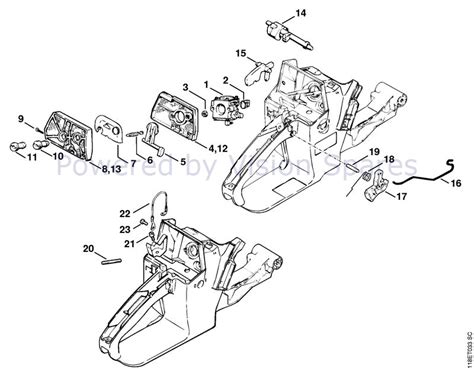 Stihl 028 av super parts diagram