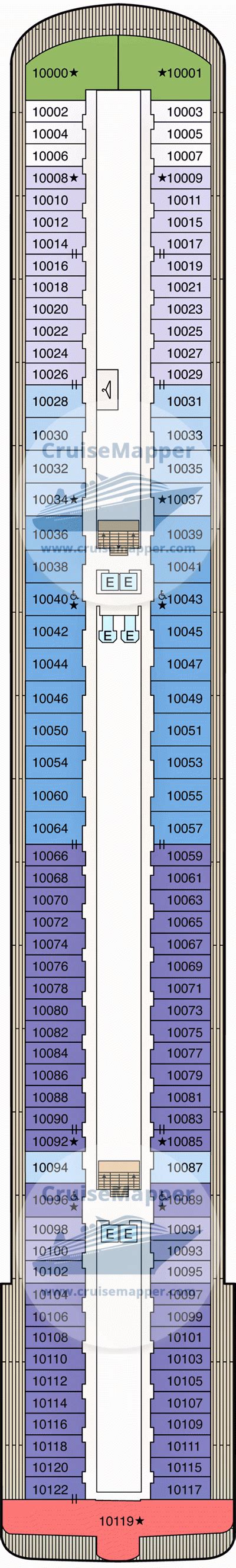 Oceania Vista Deck Plan - the hourglass hobby