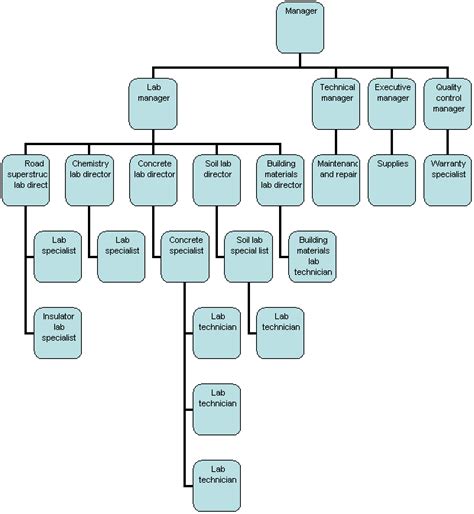 Standard Company Organizational Chart | Labb by AG