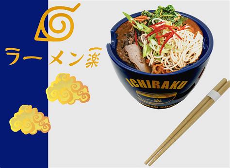 Naruto Ramen Bowl with Chopsticks 16 Ounce Anime Ramen Bowl Anime ...