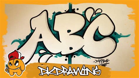 Draw Bubble Graffiti Alphabet - Popular Century