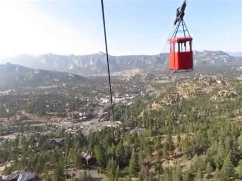 Estes Park Aerial Tramway, Colorado (going downwards) - YouTube