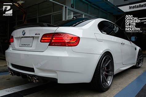 Amazing White BMW M3 Coupe Fitted With Deep Concave ADV1 Rims — CARiD.com Gallery