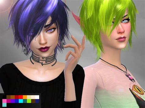 - Need Mesh Found in TSR Category 'Sims 4 Female Hairstyles' | Sims hair, Emo hairstyle, Natural ...