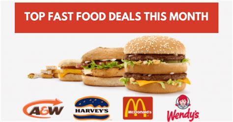 Top Fast Food Deals in Canada: June 2019