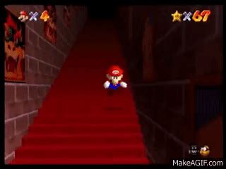 Super Mario 64 - Skip Endless Stairs Glitch on Make a GIF