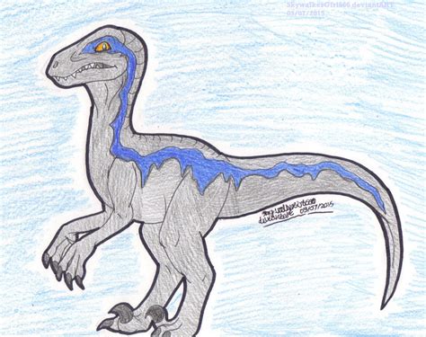 Blue the Raptor by artistNJC on DeviantArt