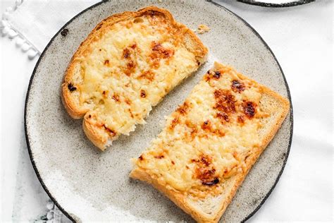 Air Fryer Cheese on Toast - Happy Veggie Kitchen