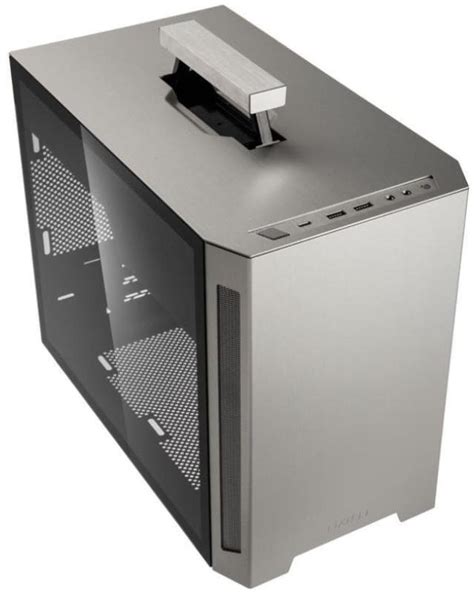 EXDISPLAY Lian-Li PC-TU150A Aluminium Mini-ITX Case - Silver | Ebuyer.com