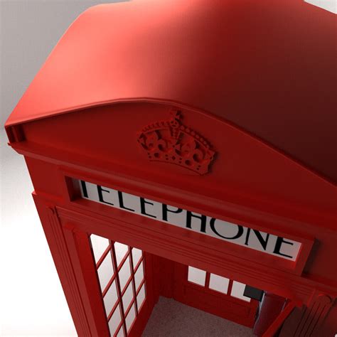 Red Phone Booth - 3D Model by firdz3d