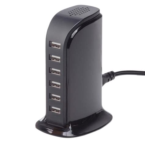 Globe Electric 6-Outlet Black Power Strip at Lowes.com