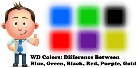 WD Colors: Difference Between Blue, Green, Black, Red, Purple, Gold – Marius Hosting