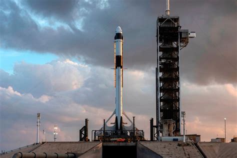 SpaceX stacks its internet satellites inside the Falcon 9 for upcoming launch