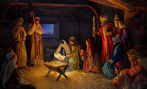 The Nativity Painting by Greg Olsen