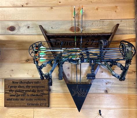 Custom Archery Bow Rack Wall Mount for Compound Traditional - Etsy Canada in 2022 | Bow rack ...