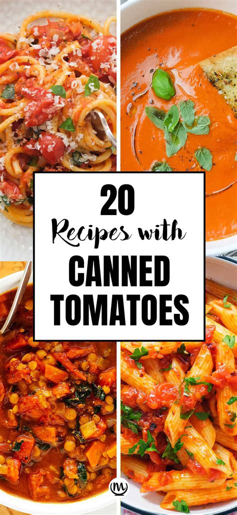 34 Delicious recipes with canned tomatoes | Recipe | Tomato recipes healthy, Tomato recipes ...