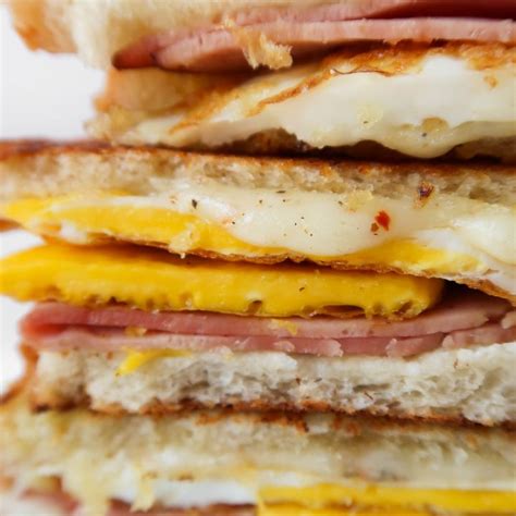 Egg, Ham & Cheese Breakfast Sandwich Recipe - Homemade Mastery