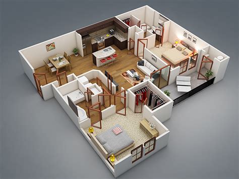 Small House Design With Floor Plan 3D - floorplans.click