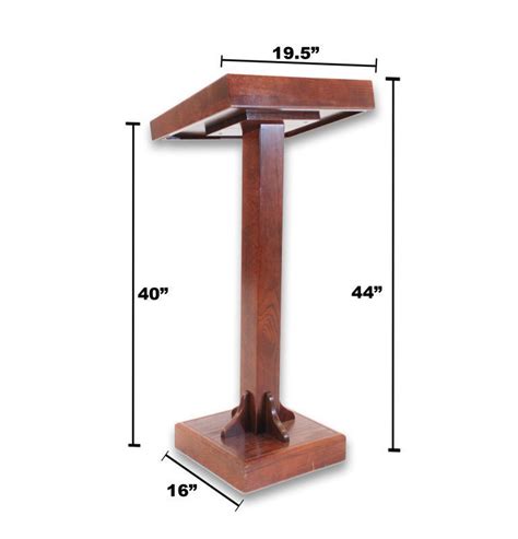 Wood Podium Dimensions - Design Talk