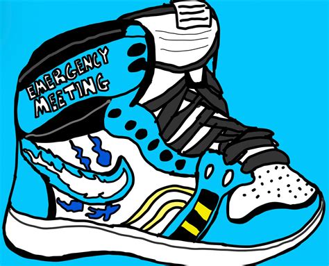 Among us Drip shoe by Dripptide on DeviantArt