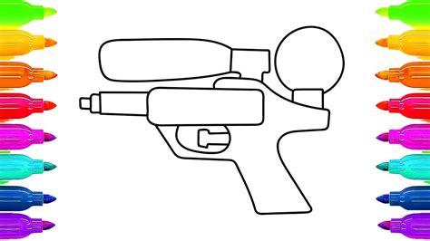 Water Gun Drawing at GetDrawings | Free download