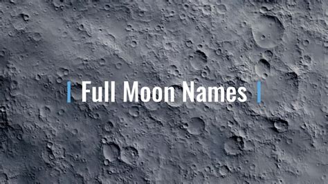 What’s behind full moon names? – WFLA